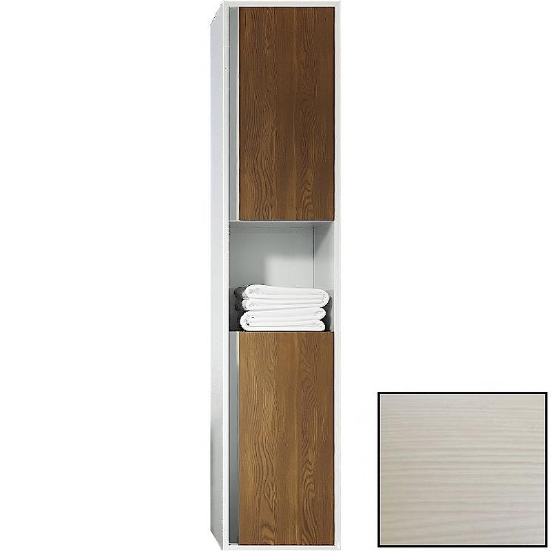 Шкаф пенал SanVit Контур 32 pkontur с фактурой под дерево вертикальные ручки подвесной Лиственница, купить, цена, заказать, магазин, доставка, скидка, промокод, купить, цена, заказать, магазин, доставка, скидка, промокод