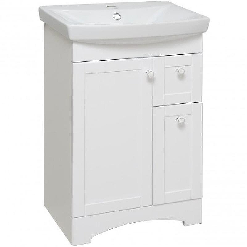 Тумба под раковину Runo Мерида 55 00-00000738 Белая, купить, цена, заказать, магазин, доставка, скидка, промокод, купить, цена, заказать, магазин, доставка, скидка, промокод