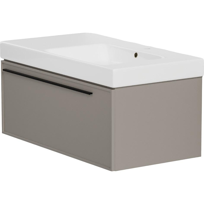 Тумба под раковину La Fenice Elba 90 FNC-01-ELB-C-90 подвесная Бежевая матовая, купить, цена, заказать, магазин, доставка, скидка, промокод, купить, цена, заказать, магазин, доставка, скидка, промокод