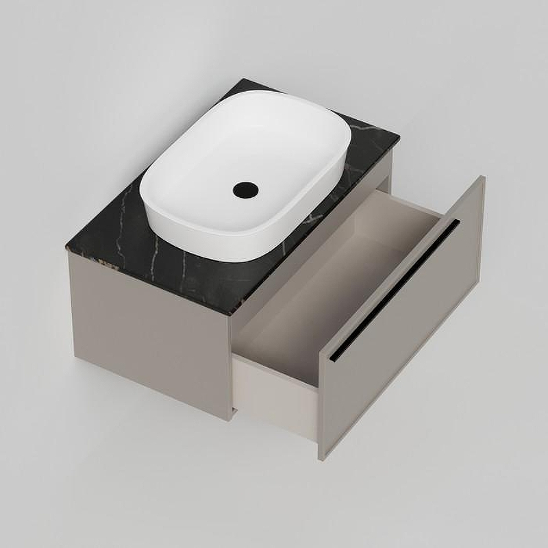 Тумба под раковину La Fenice Elba 90 FNC-01-ELB-C-90 подвесная Бежевая матовая, купить, цена, заказать, магазин, доставка, скидка, промокод, купить, цена, заказать, магазин, доставка, скидка, промокод