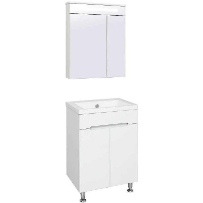 Тумба под раковину Runo Парма 60 00-00001038 Белая