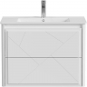 Тумба под раковину Allen Brau Paris 80 1.360001.WM подвесная Белая матовая, купить, цена, заказать, магазин, доставка, скидка, промокод, купить, цена, заказать, магазин, доставка, скидка, промокод