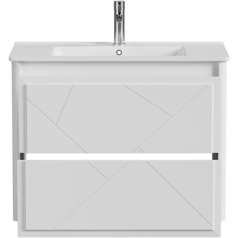 Тумба под раковину Allen Brau Paris 80 1.360001.WM подвесная Белая матовая, купить, цена, заказать, магазин, доставка, скидка, промокод, купить, цена, заказать, магазин, доставка, скидка, промокод