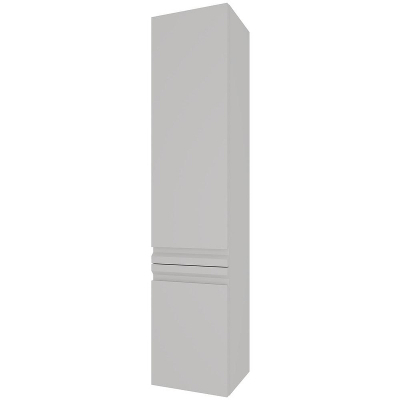 Шкаф пенал Aquatek Вега 35 L AQ70035L-LG подвесной Серый туман