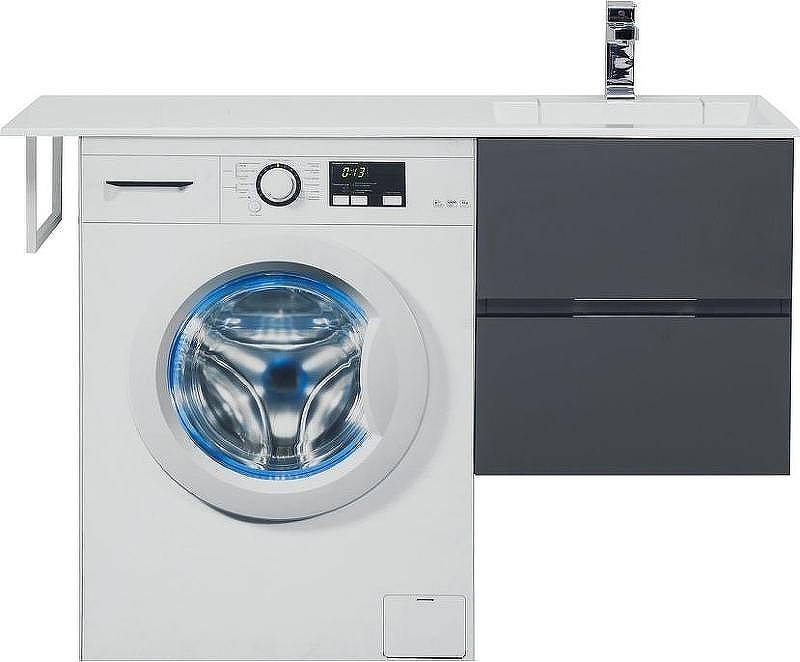 Тумба под раковину Aquanet Алвита 120 R 243662 подвесная Серый антрацит, купить, цена, заказать, магазин, доставка, скидка, промокод, купить, цена, заказать, магазин, доставка, скидка, промокод