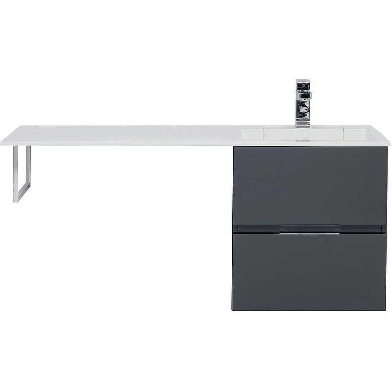 Тумба под раковину Aquanet Алвита 120 R 243662 подвесная Серый антрацит, купить, цена, заказать, магазин, доставка, скидка, промокод, купить, цена, заказать, магазин, доставка, скидка, промокод