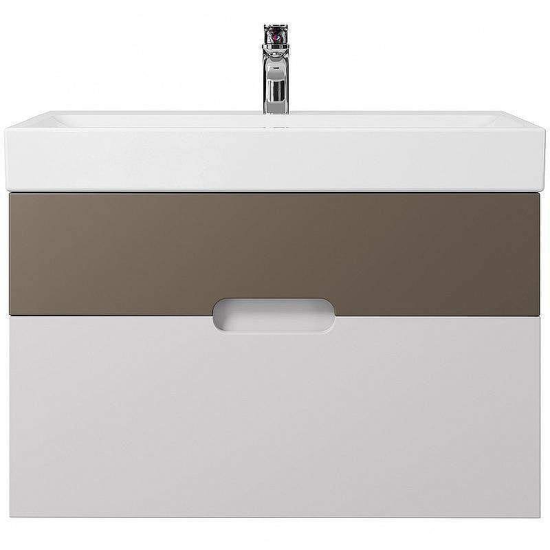 Тумба под раковину Creto Malibu 80 7-1078CapS подвесная Capuchino Soft, купить, цена, заказать, магазин, доставка, скидка, промокод, купить, цена, заказать, магазин, доставка, скидка, промокод