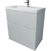 Тумба с раковиной Marka One Bumble 50П У88748 подвесная Белая, купить, цена, заказать, магазин, доставка, скидка, промокод, купить, цена, заказать, магазин, доставка, скидка, промокод