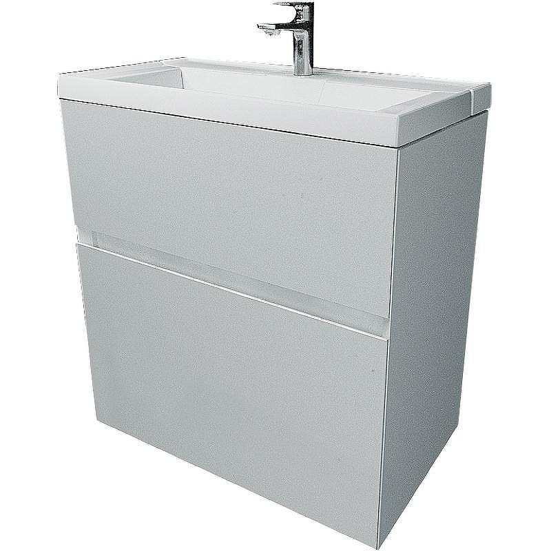 Тумба с раковиной Marka One Bumble 50П У88748 подвесная Белая, купить, цена, заказать, магазин, доставка, скидка, промокод, купить, цена, заказать, магазин, доставка, скидка, промокод