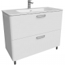 Тумба с раковиной Iddis Brick 100 BRI10WFi95K Белая, купить, цена, заказать, магазин, доставка, скидка, промокод, купить, цена, заказать, магазин, доставка, скидка, промокод