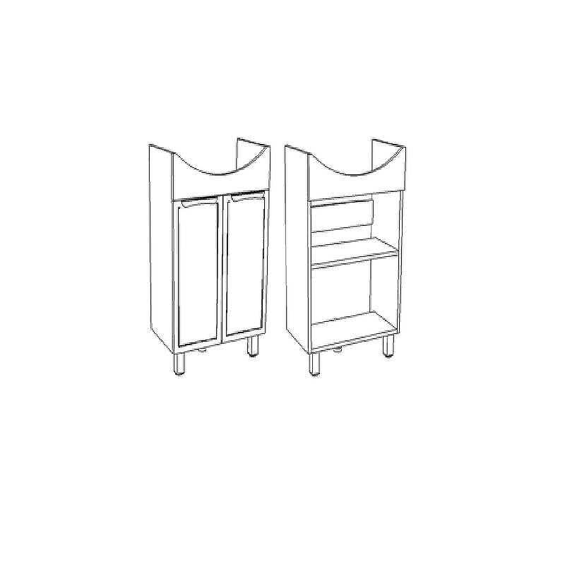 Тумба под раковину Corozo Монро 60 SD-00000663 Белая, купить, цена, заказать, магазин, доставка, скидка, промокод, купить, цена, заказать, магазин, доставка, скидка, промокод