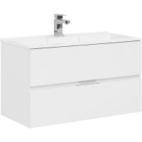 Тумба с раковиной Aquanet Алвита 90 238367 подвесная Белый глянец, купить, цена, заказать, магазин, доставка, скидка, промокод, купить, цена, заказать, магазин, доставка, скидка, промокод