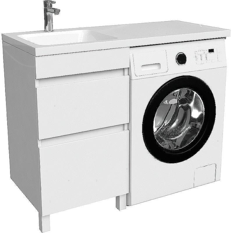 Тумба под раковину Iddis Optima Home 110 OPH110Bi95 Белый, купить, цена, заказать, магазин, доставка, скидка, промокод, купить, цена, заказать, магазин, доставка, скидка, промокод