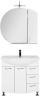 Тумба под раковину Aquanet Моника 85 186771 Белая, купить, цена, заказать, магазин, доставка, скидка, промокод, купить, цена, заказать, магазин, доставка, скидка, промокод