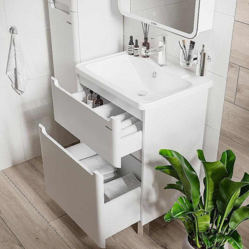 Тумба под раковину Grossman Адель 60 106007 Белая, купить, цена, заказать, магазин, доставка, скидка, промокод, купить, цена, заказать, магазин, доставка, скидка, промокод