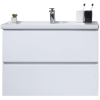 Тумба с раковиной Orans BC-4023W 60 4023600WUV005 подвесная Белый глянец, купить, цена, заказать, магазин, доставка, скидка, промокод, купить, цена, заказать, магазин, доставка, скидка, промокод