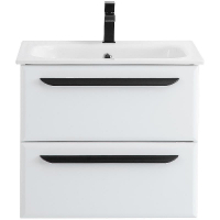 Тумба под раковину Cezares Eco-Cer 60 ECO-CER-600-2C-SO-BL подвесная Bianco Lucido без ручек, купить, цена, заказать, магазин, доставка, скидка, промокод, купить, цена, заказать, магазин, доставка, скидка, промокод