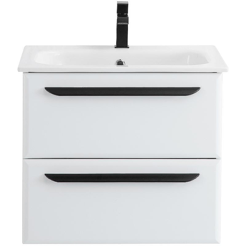 Тумба под раковину Cezares Eco-Cer 60 ECO-CER-600-2C-SO-BL подвесная Bianco Lucido без ручек, купить, цена, заказать, магазин, доставка, скидка, промокод, купить, цена, заказать, магазин, доставка, скидка, промокод