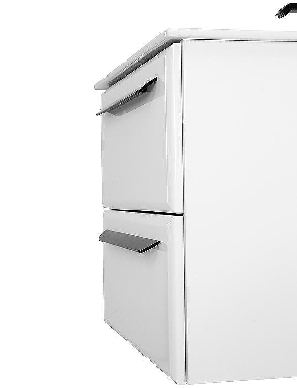 Тумба под раковину Cezares Eco-Cer 60 ECO-CER-600-2C-SO-BL подвесная Bianco Lucido без ручек, купить, цена, заказать, магазин, доставка, скидка, промокод, купить, цена, заказать, магазин, доставка, скидка, промокод