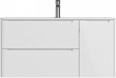 Тумба с раковиной Iddis Edifice 100 подвесная Белая