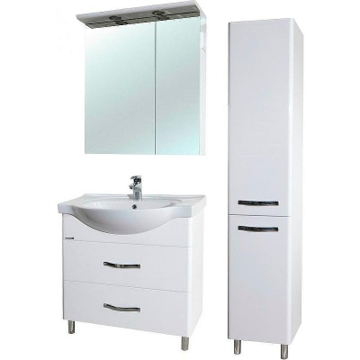 Шкаф пенал Bellezza Анкона 35 L 4629604002010 Белый