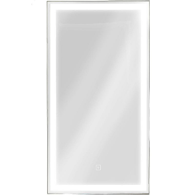 Зеркальный шкаф Континент Mirror Box black Led 35 R МВК054 с подсветкой Черный