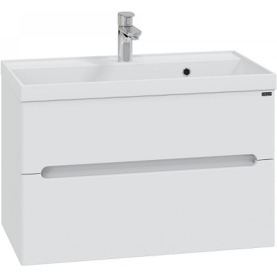 Тумба под раковину СанТа Лондон 80 224004л подвесная Белая