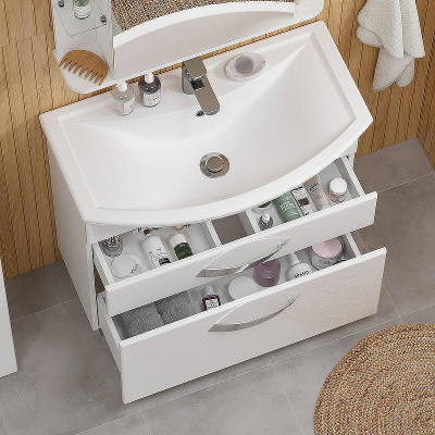 Тумба под раковину Volna Onda 80.2Y tnONDA80.2Y-01 Белая