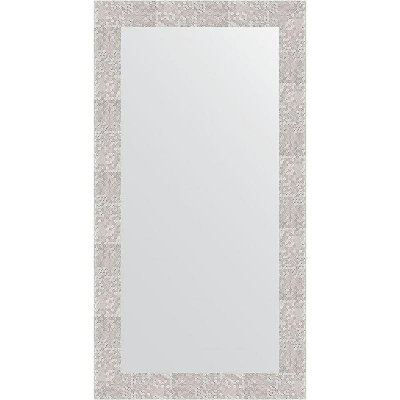 Зеркало Evoform Definite 106х56 BY 3083 в багетной раме - Соты алюминий 70