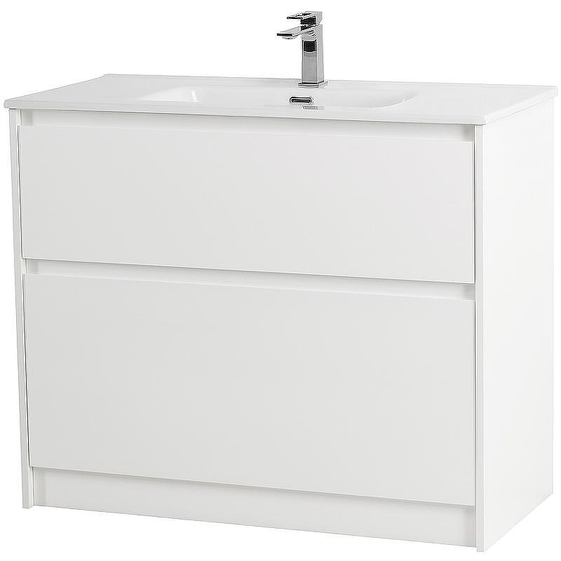 Тумба под раковину BelBagno Kraft 100 KRAFT-1000-2C-PIA-BO Bianco Opaco, купить, цена, заказать, магазин, доставка, скидка, промокод, купить, цена, заказать, магазин, доставка, скидка, промокод