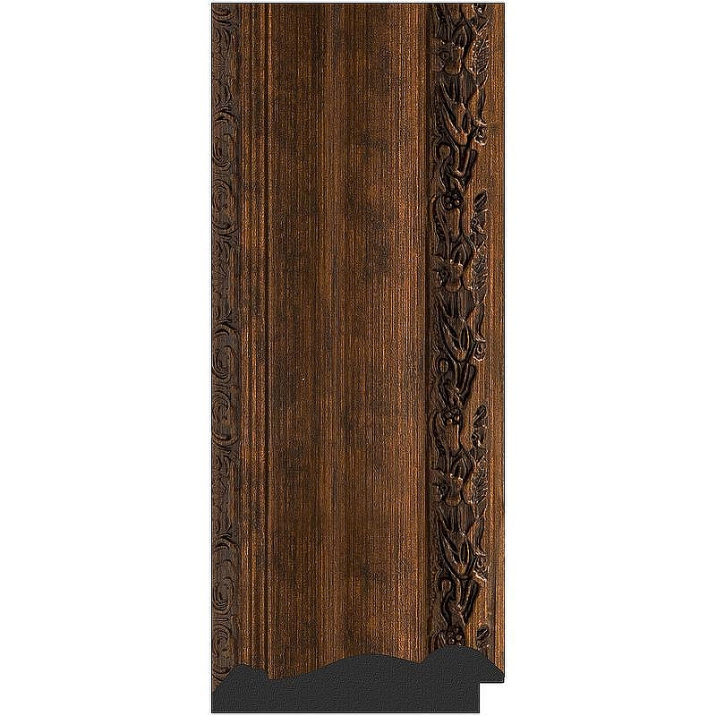 Зеркало Evoform Exclusive 142х62 BY 3533 с фацетом в багетной раме - Состаренная бронза с орнаментом 120, купить, цена, заказать, магазин, доставка, скидка, промокод, купить, цена, заказать, магазин, доставка, скидка, промокод