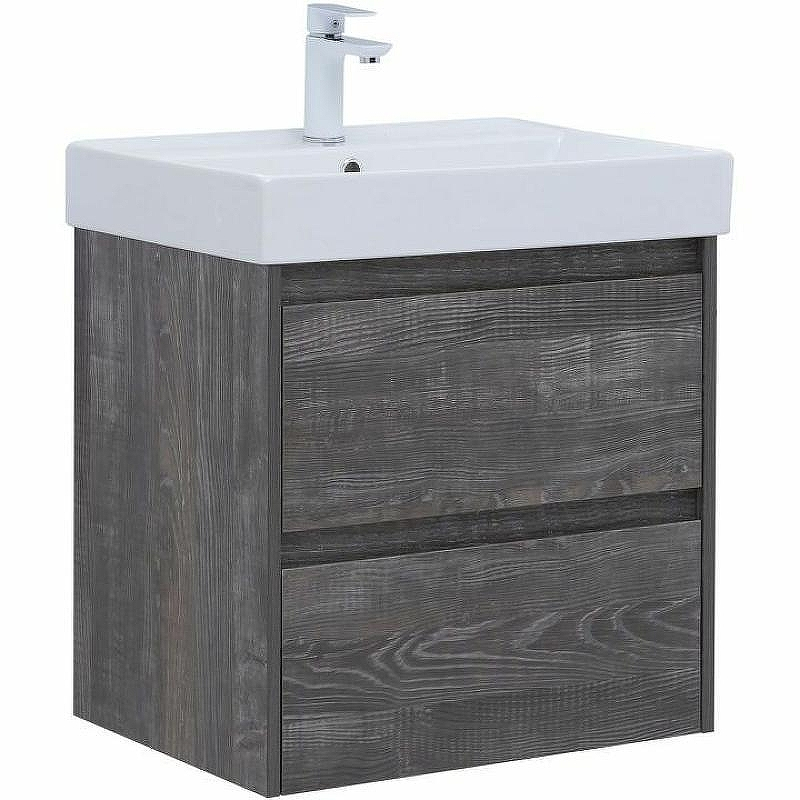 Тумба под раковину Aquanet Nova Lite 60 287889 подвесная Дуб серый, купить, цена, заказать, магазин, доставка, скидка, промокод, купить, цена, заказать, магазин, доставка, скидка, промокод