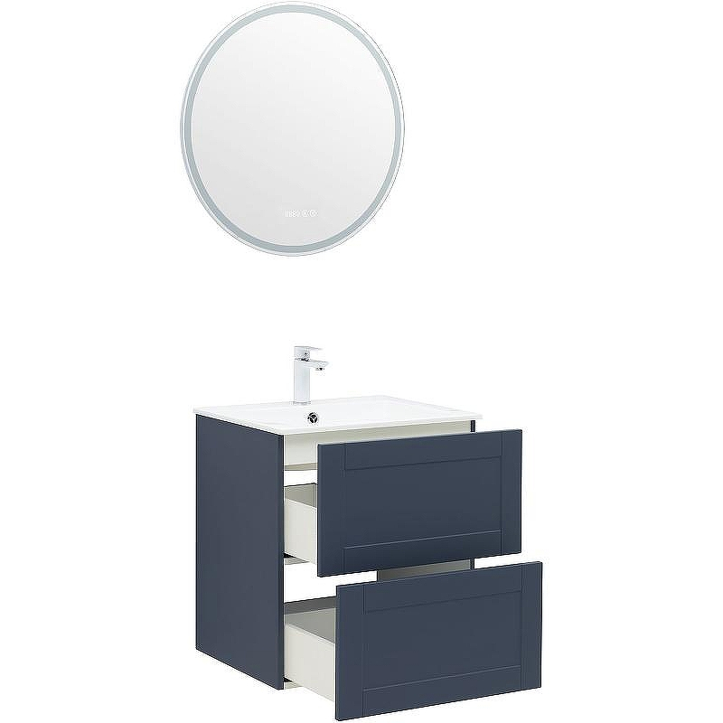 Тумба под раковину Aquanet Терра 60 313243 подвесная Маренго, купить, цена, заказать, магазин, доставка, скидка, промокод, купить, цена, заказать, магазин, доставка, скидка, промокод