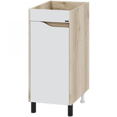 Тумба под раковину СанТа Сатурн 100 700407 Белая Дуб австрийский