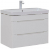 Тумба с раковиной Aquanet София 80 274192 подвесная Белый глянец, купить, цена, заказать, магазин, доставка, скидка, промокод, купить, цена, заказать, магазин, доставка, скидка, промокод
