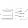 Тумба под раковину VIANT Марсель 66 VMAR66N-T2YP подвесная Белая, купить, цена, заказать, магазин, доставка, скидка, промокод, купить, цена, заказать, магазин, доставка, скидка, промокод