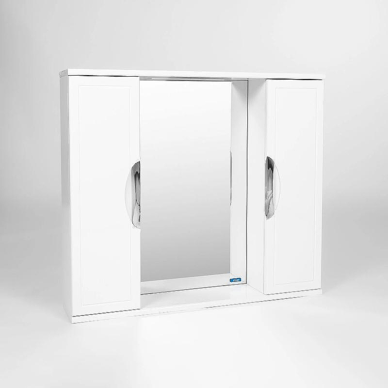 Зеркало со шкафом VIANT Лима 80 VLIM80-ZSH Белое, купить, цена, заказать, магазин, доставка, скидка, промокод, купить, цена, заказать, магазин, доставка, скидка, промокод