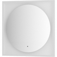 Зеркало Defesto Eclipce 70х70 DF 2237R с подсветкой 15W-3000К/в багетной раме/ИК - выключатель/Теплый белый свет/Белая рама, купить, цена, заказать, магазин, доставка, скидка, промокод, купить, цена, заказать, магазин, доставка, скидка, промокод