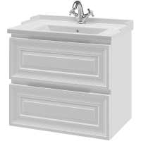 Тумба под раковину Caprigo Ponza 70 13520-В231 подвесная Белая матовая, купить, цена, заказать, магазин, доставка, скидка, промокод, купить, цена, заказать, магазин, доставка, скидка, промокод