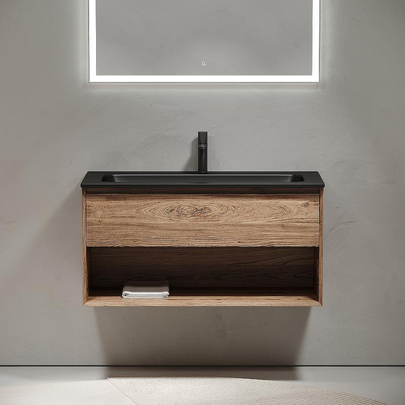 Тумба под раковину Sancos Marmi 1.0 100 MR1.0100ECH подвесная Дуб чарльстон, купить, цена, заказать, магазин, доставка, скидка, промокод, купить, цена, заказать, магазин, доставка, скидка, промокод