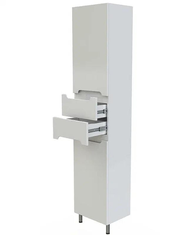 Шкаф пенал Orange Рио 40 PR 40-05KR с бельевой корзиной Белый, купить, цена, заказать, магазин, доставка, скидка, промокод, купить, цена, заказать, магазин, доставка, скидка, промокод