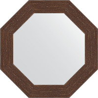 Зеркало Evoform Octagon 53х53 BY 3739 в багетной раме - Мозаика античная медь 70, купить, цена, заказать, магазин, доставка, скидка, промокод, купить, цена, заказать, магазин, доставка, скидка, промокод