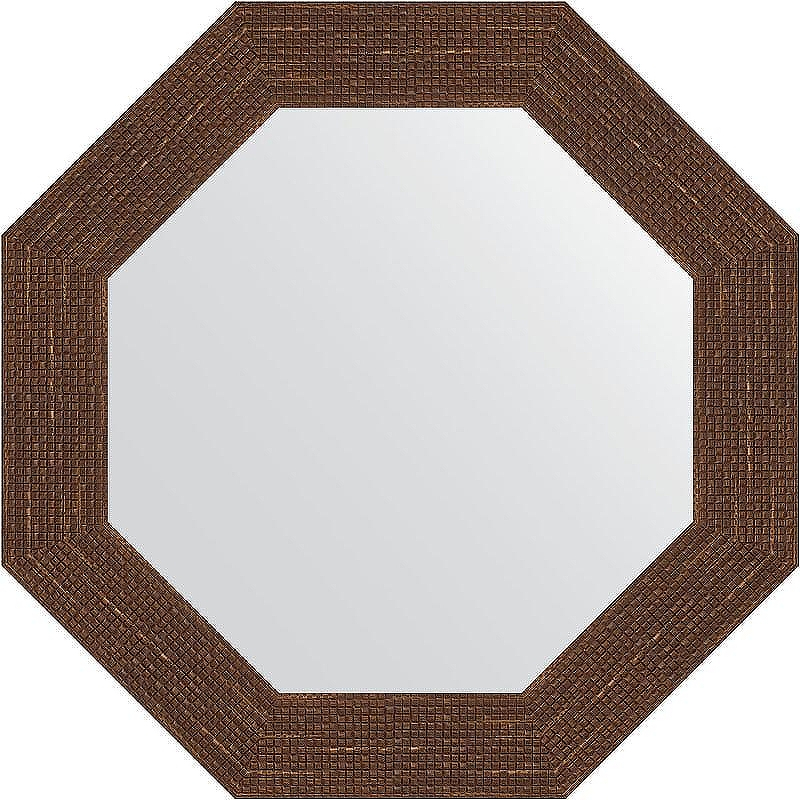 Зеркало Evoform Octagon 53х53 BY 3739 в багетной раме - Мозаика античная медь 70, купить, цена, заказать, магазин, доставка, скидка, промокод, купить, цена, заказать, магазин, доставка, скидка, промокод