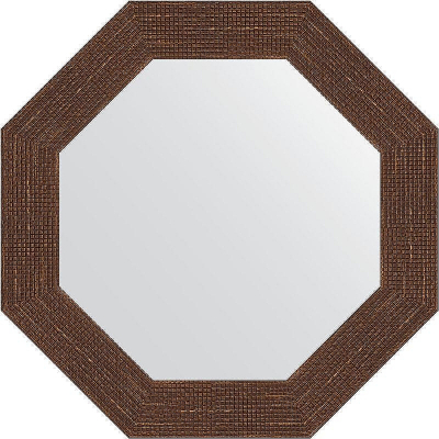 Зеркало Evoform Octagon 53х53 BY 3739 в багетной раме - Мозаика античная медь 70
