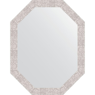 Зеркало Evoform Octagon 72x92 BY 7100 в багетной раме - Соты алюминий 70