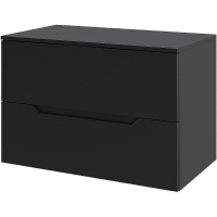 Тумба под раковину Orange Line 80 Li-80TubMDF подвесная Черная матовая, купить, цена, заказать, магазин, доставка, скидка, промокод, купить, цена, заказать, магазин, доставка, скидка, промокод