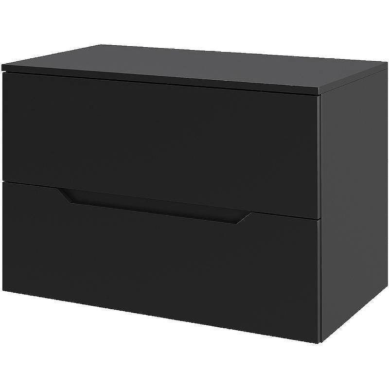 Тумба под раковину Orange Line 80 Li-80TubMDF подвесная Черная матовая, купить, цена, заказать, магазин, доставка, скидка, промокод, купить, цена, заказать, магазин, доставка, скидка, промокод