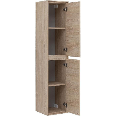 Шкаф пенал Aquanet Милан 35 336389 подвесной Дуб светлый