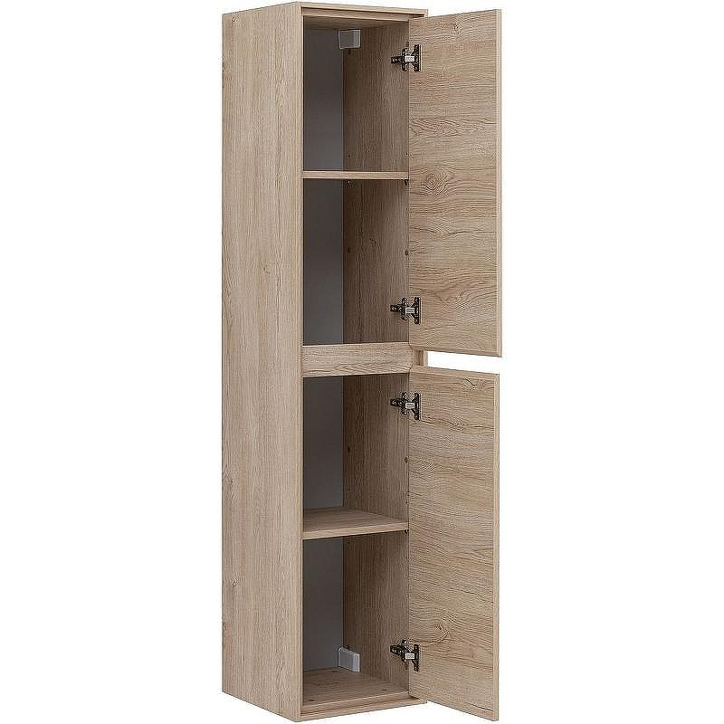 Шкаф пенал Aquanet Милан 35 336389 подвесной Дуб светлый, купить, цена, заказать, магазин, доставка, скидка, промокод, купить, цена, заказать, магазин, доставка, скидка, промокод