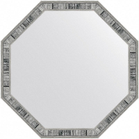 Зеркало Evoform Octagon 69x69 BY 7414 в багетной раме - Состаренное дерево 50, купить, цена, заказать, магазин, доставка, скидка, промокод, купить, цена, заказать, магазин, доставка, скидка, промокод
